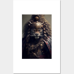 Samurai Lion Posters and Art